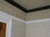 Decorative Stenciled finish onto the frieze